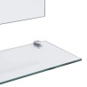 Miroir mural avec étagère 100x60 cm Verre trempé 517797517797