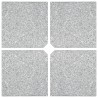 Plaques de poids de parasol 4 pcs Granit Gris Carré 100 kg 517803517803