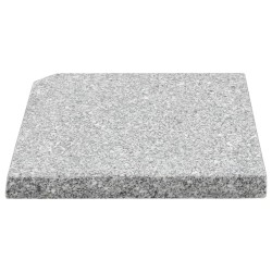 Plaques de poids de parasol 4 pcs Granit Gris Carré 100 kg 517803517803