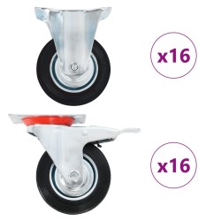 32 pcs Roulettes 100 mm 517807517807