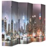 Cloison de séparation pliable 228 x 170 cm New York la nuit 517811517811