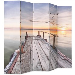 Cloison de séparation pliable 200 x 170 cm Lac 517813517813