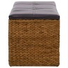 Banc avec 2 paniers Jacinthe d'eau 71 x 40 x 42 cm Marron 517814517814