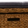 Banc avec 2 paniers Jacinthe d'eau 71 x 40 x 42 cm Marron 517814517814