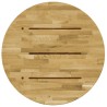 Dessus de table Bois de chêne massif Rond 23 mm 500 mm  517818517818