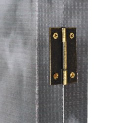 Cloison de séparation 200 x 170 cm Bus londonien Noir et blanc 517827517827