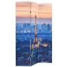 Cloison de séparation pliable 120x170 cm Paris la nuit 517830517830