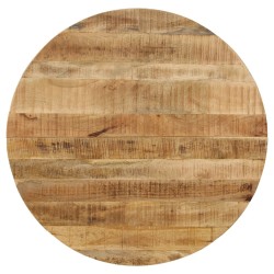 Table à manger Bois de manguier brut massif et acier 120x77 cm 517832517832