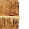 Table à manger Bois de manguier brut massif et acier 120x77 cm 517832517832