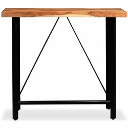 Table de bar Bois massif d'acacia 120x60x107 cm 517836517836