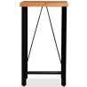 Table de bar Bois massif d'acacia 60x60x107 cm 517837517837