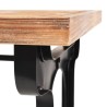 Table à manger dessus en bois de sapin massif 122x65x82 cm 517839517839