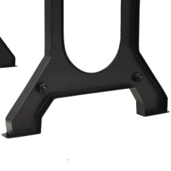 Table à manger dessus en bois de sapin massif 122x65x82 cm 517839517839