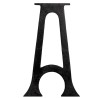 Pied de banc 2 pcs Base voûtée Cadre en A Fonte 517841517841