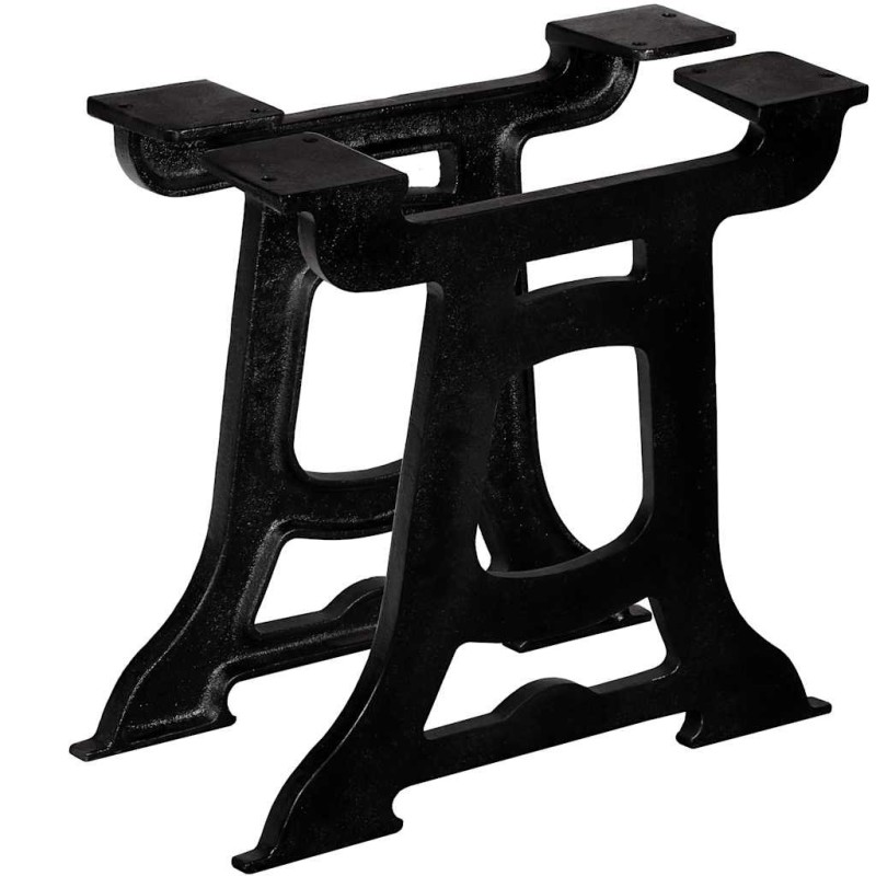 Pied de table basse 2 pcs Cadre en Y Fonte 517843517843