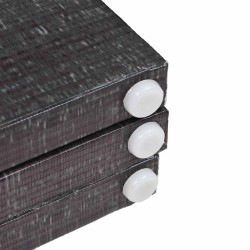 Cloison de séparation pliable 228 x 170 cm Plumes Noir et blanc 517847517847