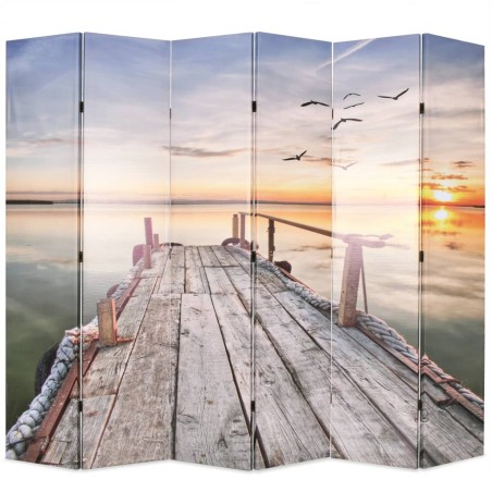 Cloison de séparation pliable 228 x 170 cm Lac 517850517850
