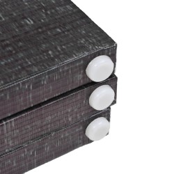 Cloison de séparation pliable 120 x 170 cm Plumes Noir et blanc 517855517855