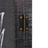 Cloison de séparation pliable 160 x 170 cm Plumes Noir et blanc 517856517856