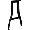 Pied de table de salle à manger 2 pcs Cadre en A Fonte 517860517860