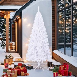 Sapin de Noël artificiel L 240 cm Blanc 517866517866