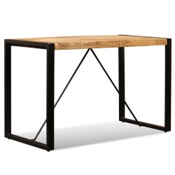Table à manger Bois de manguier brut 120 cm           517870517870