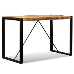 Table à manger Bois de manguier brut 120 cm           517870517870