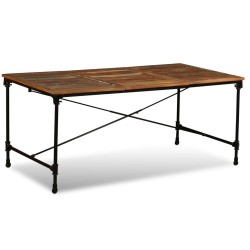 Table à manger Bois de récupération massif 180 cm                517871517871