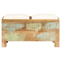Banc de rangement Bois massif recyclé 80 x 40 x 40 cm 517873517873