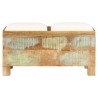 Banc de rangement Bois massif recyclé 80 x 40 x 40 cm 517873517873