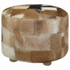 Pouf cuir de chèvre Rond 50 x 50 x 45 cm 517874517874