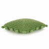 Coussin de jeté Basketweave avec oreiller Vert 50 x 50 cm Coton 517875517875