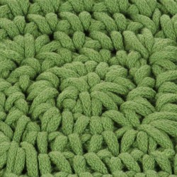 Coussin de jeté Basketweave avec oreiller Vert 50 x 50 cm Coton 517875517875