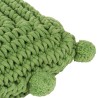 Coussin de jeté Basketweave avec oreiller Vert 50 x 50 cm Coton 517875517875