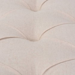 Banc Lin Bois massif 150 x 40 x 48 cm Blanc crème 517876517876