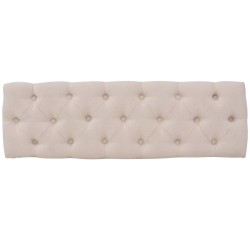 Banc Lin Bois massif 110 x 38 x 48 cm Blanc crème 517878517878