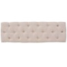 Banc Lin Bois massif 110 x 38 x 48 cm Blanc crème 517878517878