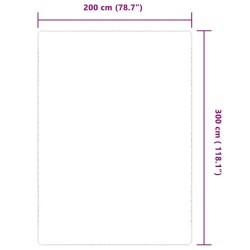 Tapis en jute avec support en latex 70 x 130 cm Naturel 517879517879