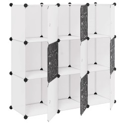 Organisateur de rangement cube avec 9 compartiments Noir/Blanc 517881517881