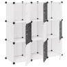 Organisateur de rangement cube avec 9 compartiments Noir/Blanc 517881517881