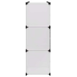 Organisateur de rangement cube avec 9 compartiments Noir/Blanc 517881517881