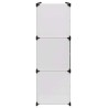 Organisateur de rangement cube avec 9 compartiments Noir/Blanc 517881517881