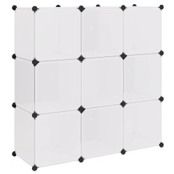 Organisateur de rangement cube avec 9 compartiments Noir/Blanc 517881517881