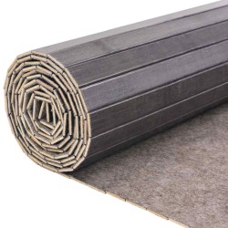Cloison de séparation bambou gris largeur 250 cm hauteur 165 cm 517889517889