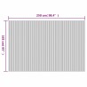 Cloison de séparation bambou gris largeur 250 cm hauteur 165 cm 517889517889