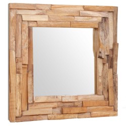 Miroir décoratif Teck 60x60 cm Carré 517890517890