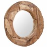 Miroir décoratif Teck 80 cm Rond 517891517891