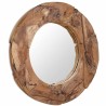 Miroir décoratif Teck 80 cm Rond 517891517891