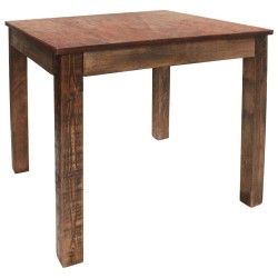 Table à manger bois de récupération mélangé 82x80x76 cm 517892517892