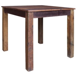 Table à manger bois de récupération mélangé 82x80x76 cm 517892517892
